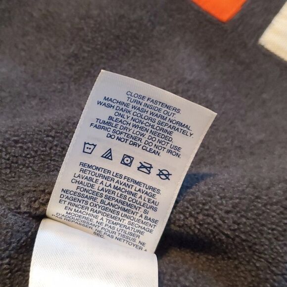 LANDS' END SQUALL SKI SNOW RAIN JACKET ORANGE GRAY SIZE XL BIG BOYS SIZE 18-20 - Picture 8 of 13